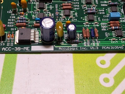 ACCULOGIC Inc. ACC-39-ME PCA1310540 WITH ACC-26-CP PCA1310530 CIRCUIT BOARD