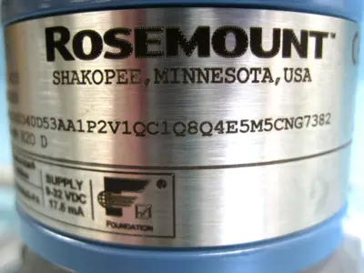 NEW Rosemount 3051 CFP DF005P2S0340D53AA1P2V1QC1Q8Q4E5M5