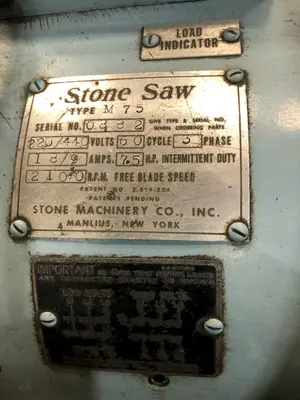 USED STONE M75