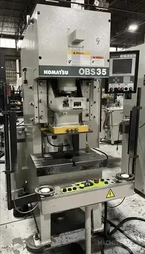 Used 2011 KOMATSU OBS35-34 Gap Frame (OBS) Presses Illinois US | Perfection Global, LLC. #79659