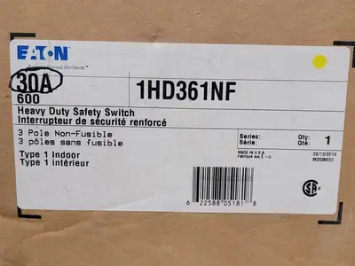 NEW EATON 1HD361NF