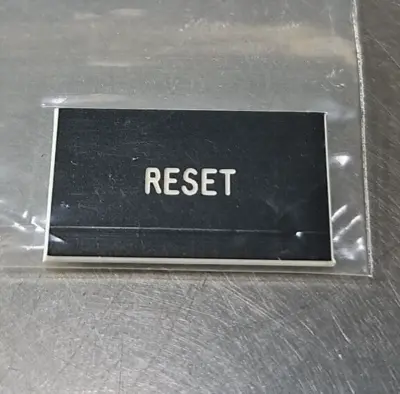 GE P9ACPBS291 push button sticker lot of 9. Loc4B17