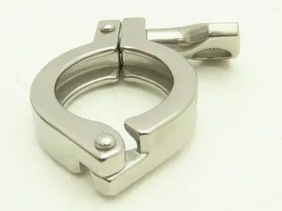 SOB 20CF2402 Steel Bolted Sanitary Clamp 304SS 1" to 1-1/2" Pipe Lot of 12