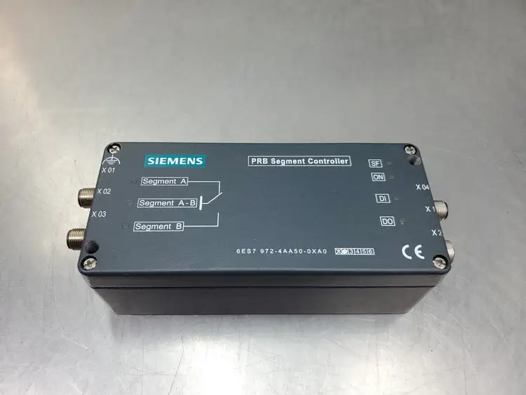 Used Siemens 6ES7972-4AA50-0XA0 PRB Segment Controller, 24VDC, 0.2A Industrial Controls South Carolina US | Palmetto Automation #1161150