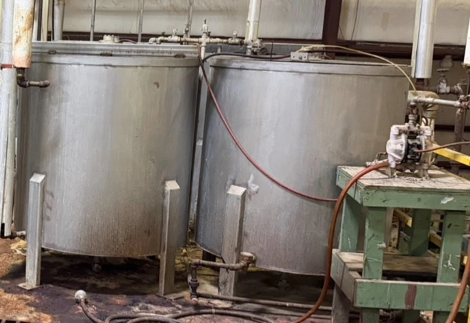 Used Stainless 1000 Gallon Stainless Steel Tanks Georgia US | Athens Packaging & Processing #914778