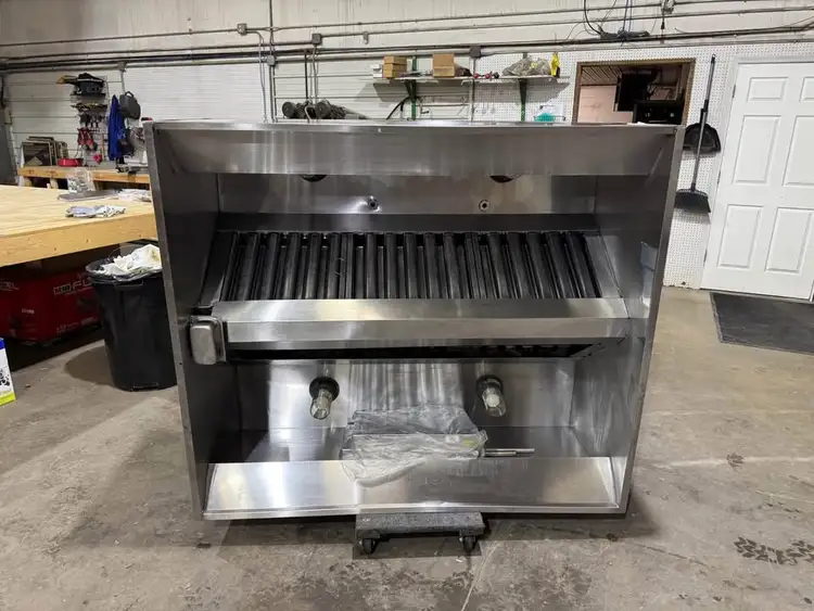 Used CaptiveAire Used CaptiveAire 62” Island style Stainless Exhaust Hood only Restaurant Equipment (Miscellaneous) Illinois US | Falcon Restaurant Supply #1375798