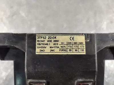 USED SIEMENS 3TF52