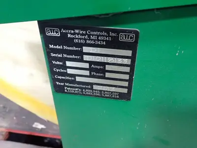 Used 2013 ACCRAWIRE CONTROLS D1 Wire Payoffs Ohio US | HGR 24 #802825