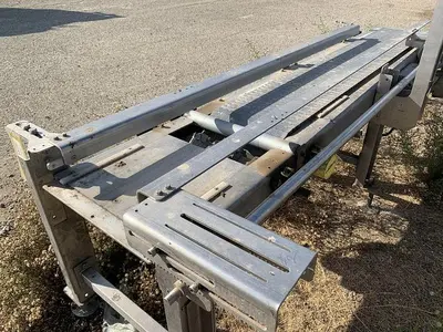 Conveyor, Belt, 12" x 6.5', S/st, Plastic Belt, Boxes #S744696
