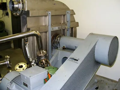 Ferrum DSZ-O 1250/630 ATEX perforate basket centrifuge, 316L SS.