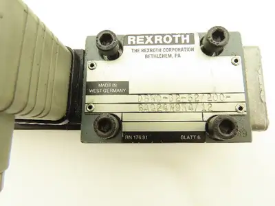 Rexroth DBWC-B2-52/200- Hydraulic Directional Valve NO 24VDC 2900 PSI