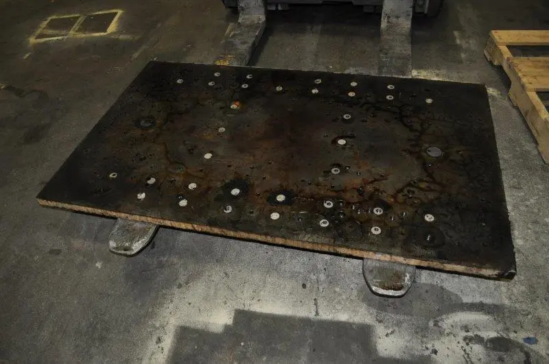 60" x 36" x 1.5" STEEL RAM PLATE