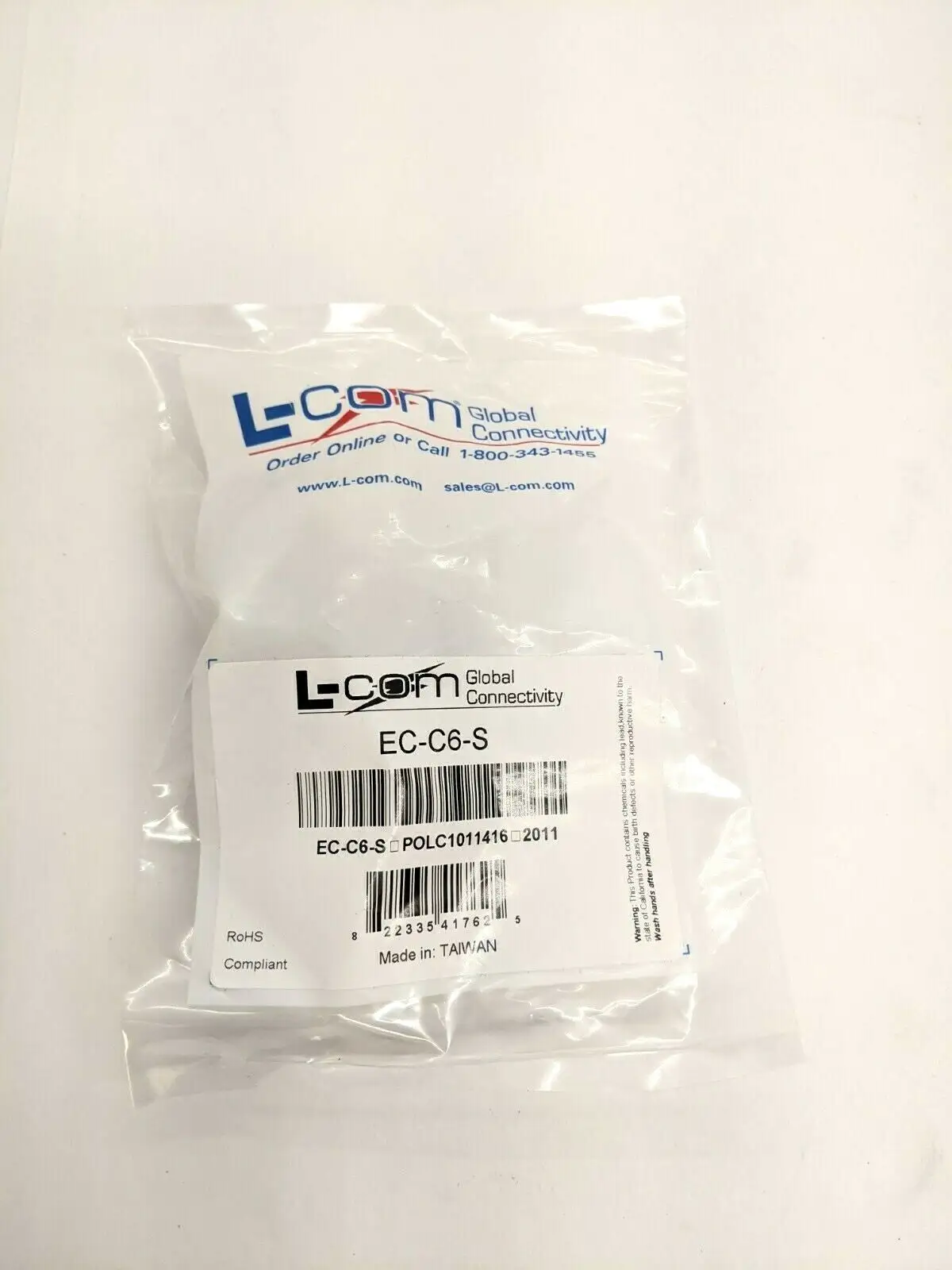 EC-C6-S | L-com  Inline Coupler Adapter RJ45 - New