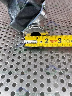 USED ITT PURE FLO 1-F-419-6-4-TM-963S-CWP150 DIAPHRAGM VALVE W/ 1" SANITARY FITTING