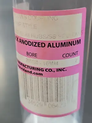 Ruland MBC41-20-16-A, 20mm x 16mm Bellows Coupling (PK w/2) Loc4C17