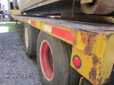 Used FONTAINE 40 TON HD DROP DECK TRAILER Lowboy Trailers Florida US | USA Transequipment #1542548