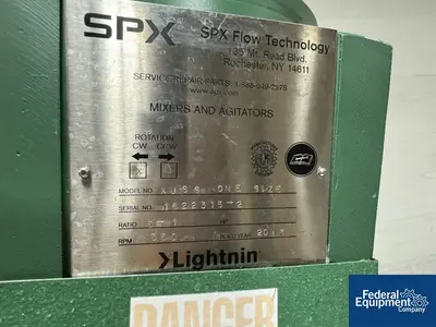 USED Precision 500 Liter Precision Stainless Reactor, 316 S/S, 45/100#