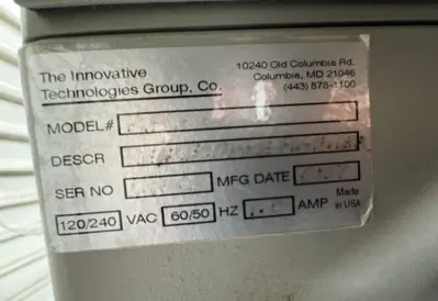 Innovative Technologies Group RP 1000 IN-SPEC-TOR