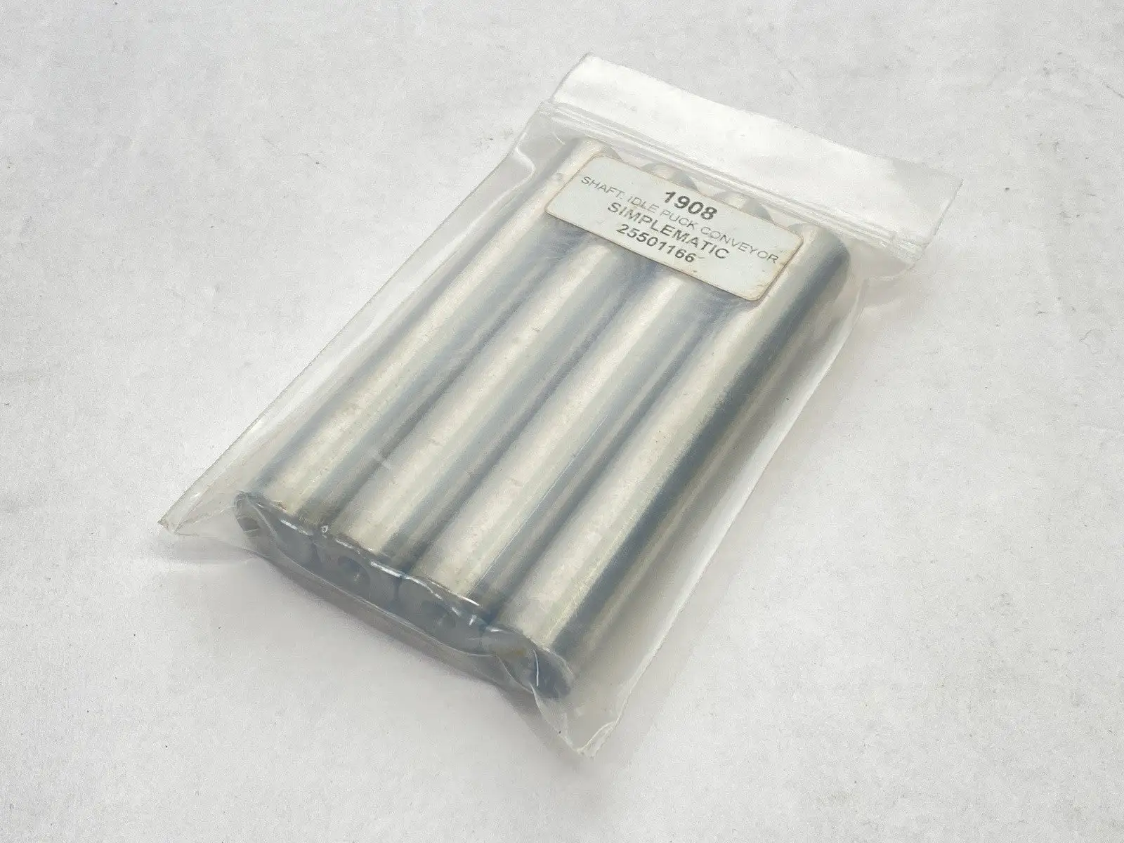 New | in-Stock Simplimatic Puck Conveyor Idle Shaft LOT OF 4 Conveyor Parts Michigan US | Maverick Industrial Sales #1395298