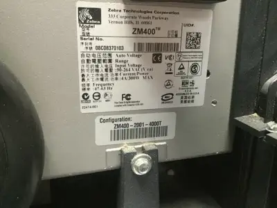 Used Zebra Technologies ZM400 Label Printers Michigan US | Maverick Industrial Sales #1463792