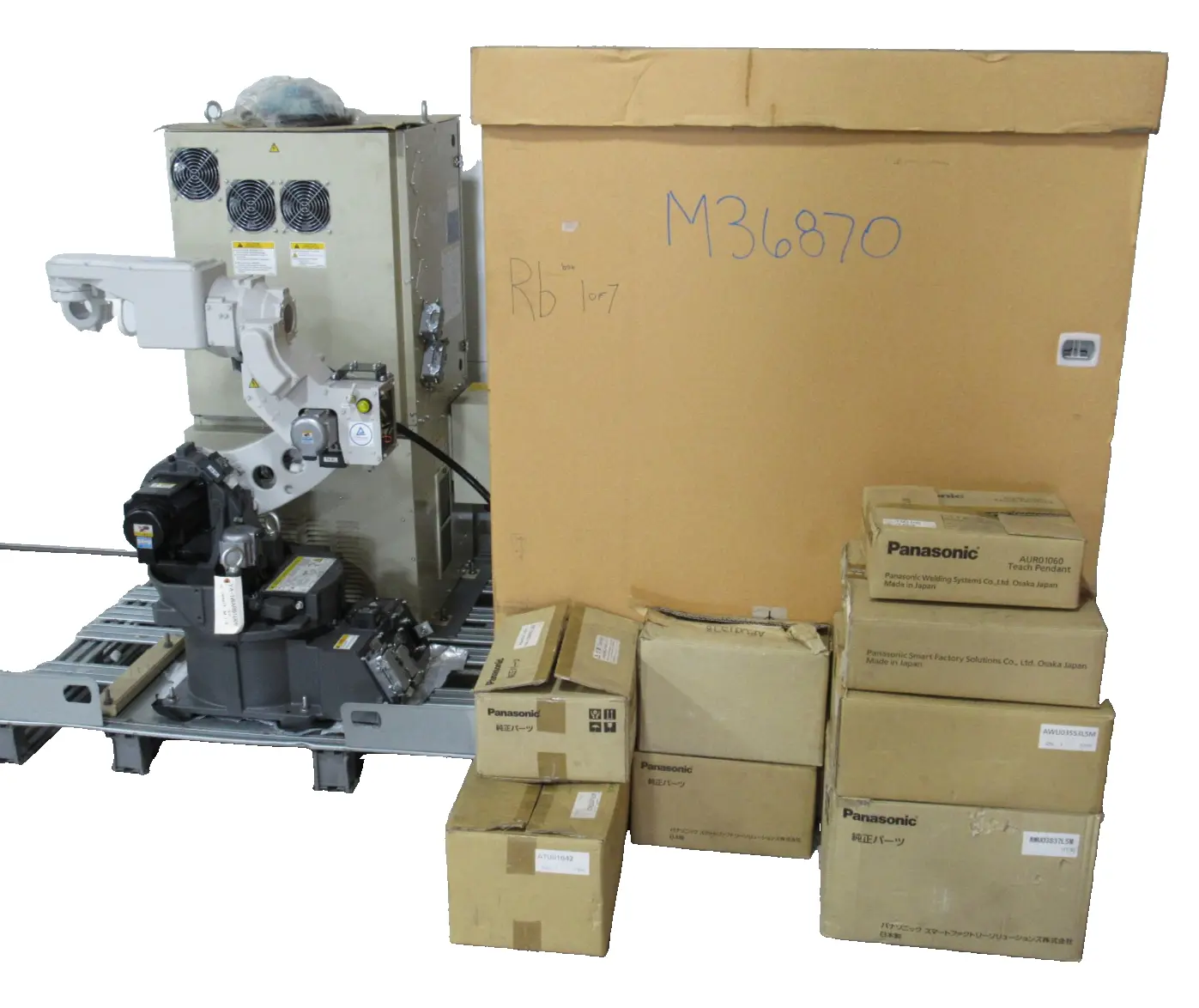 NEW PANASONIC YA-1WAR61U06 ROBOT WELDING SYSTEM TM-1100WGIIU AUR01060