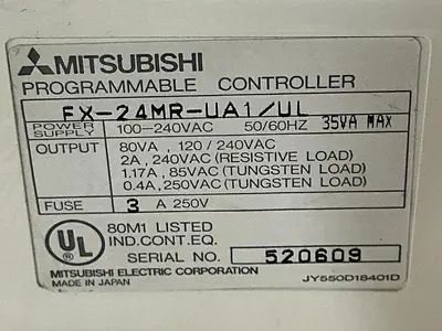 USED MITSUBISHI FX-24MR-UA1/UL