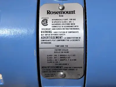 Used ROSEMOUNT C1151DP6E22B1C6 Misc Electrical & Power Parts British Columbia CA | Lenmark #251766