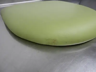 Used Lancaster Used Lancaster Seafoam Padded Seat Chair Cushion for Metal Frame Seating Restaurant Front of House Furnishings Illinois US | Falcon Restaurant Supply #1376501