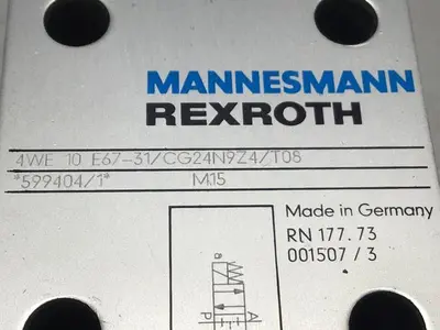 USED MANNESMANN REXROTH 4WE10E6731/CG24N9Z4T08
