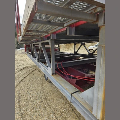 24in Wide x 22ft Long 4-Way Distribution Sluice