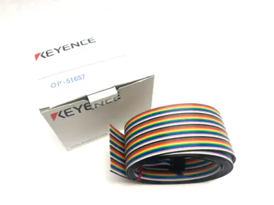 USED KEYENCE DEDICATED PARALLEL CONNECTION RIBBON CABLE 3M