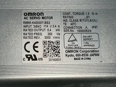 New | in-Stock OMRON R88MK40030TBS2 Servo Motors Ohio US | HGR 24 #1358031