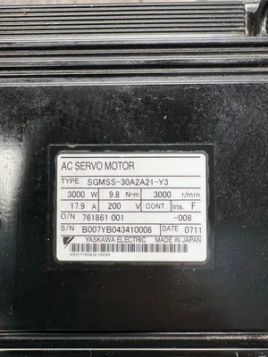 YASKAWA SGMSS-30A2A21-Y3 Electrical/PLC/Automation | ESS Industrial Equipment Sales (6)