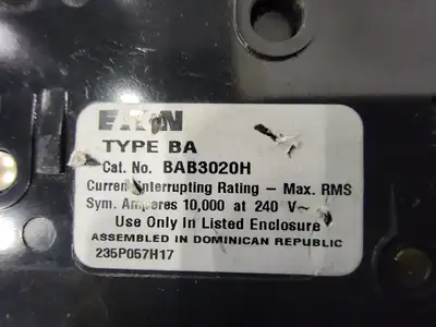 NEW EATON BAB3020H