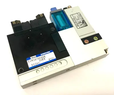 CVR2S10HSZE 24BN | Parker Convum  Vacuum Generator w/ MVS-201-PCP Pressure Sensor - Used