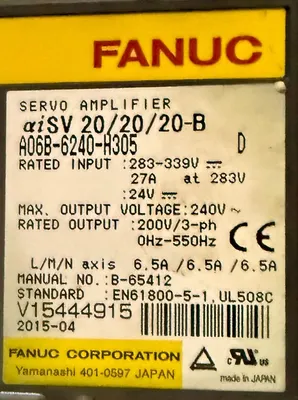 2015 FANUC A06B-6240-H305 Servo Drives | Great American Equipment Company (2)