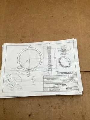 Strahman 6” Cam Nut/Screw Line Blind Bearing; 0CCMR22730IT -NIB