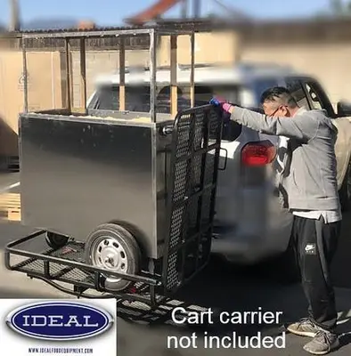 Stainless steel mobile cart - fruit - juice  - coffee - etc