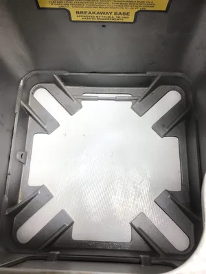 KW Square Aluminum Breakaway Transformer Base High Voltage