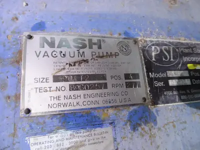 Used NASH 904 T2 Vacuum Pumps Pennsylvania US | Global Equipment International, LLC #1461214