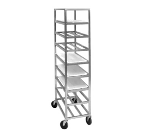Channel AXDUPR8 12 1/2"W 8 Platter Pan Rack W/ 6 3/4" Bottom Load Slides