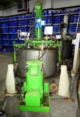 Ellerwerk 735 U-A perforate basket centrifuge, 316SS.