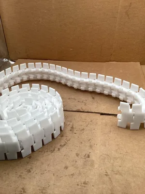Bosch Rexroth Plastic Flat Conveyor Chain; Vari-Flo 10′ X 4″ -NIB