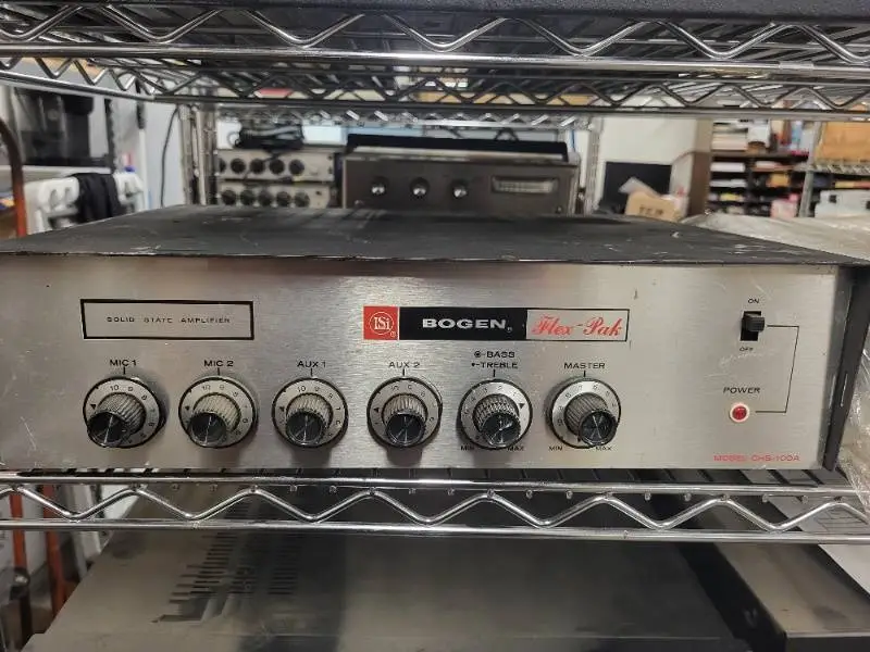Bogen Flex-Pak Solid State Amplifier Model CHS-100A
