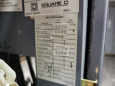 USED SQUARE D MODEL 6