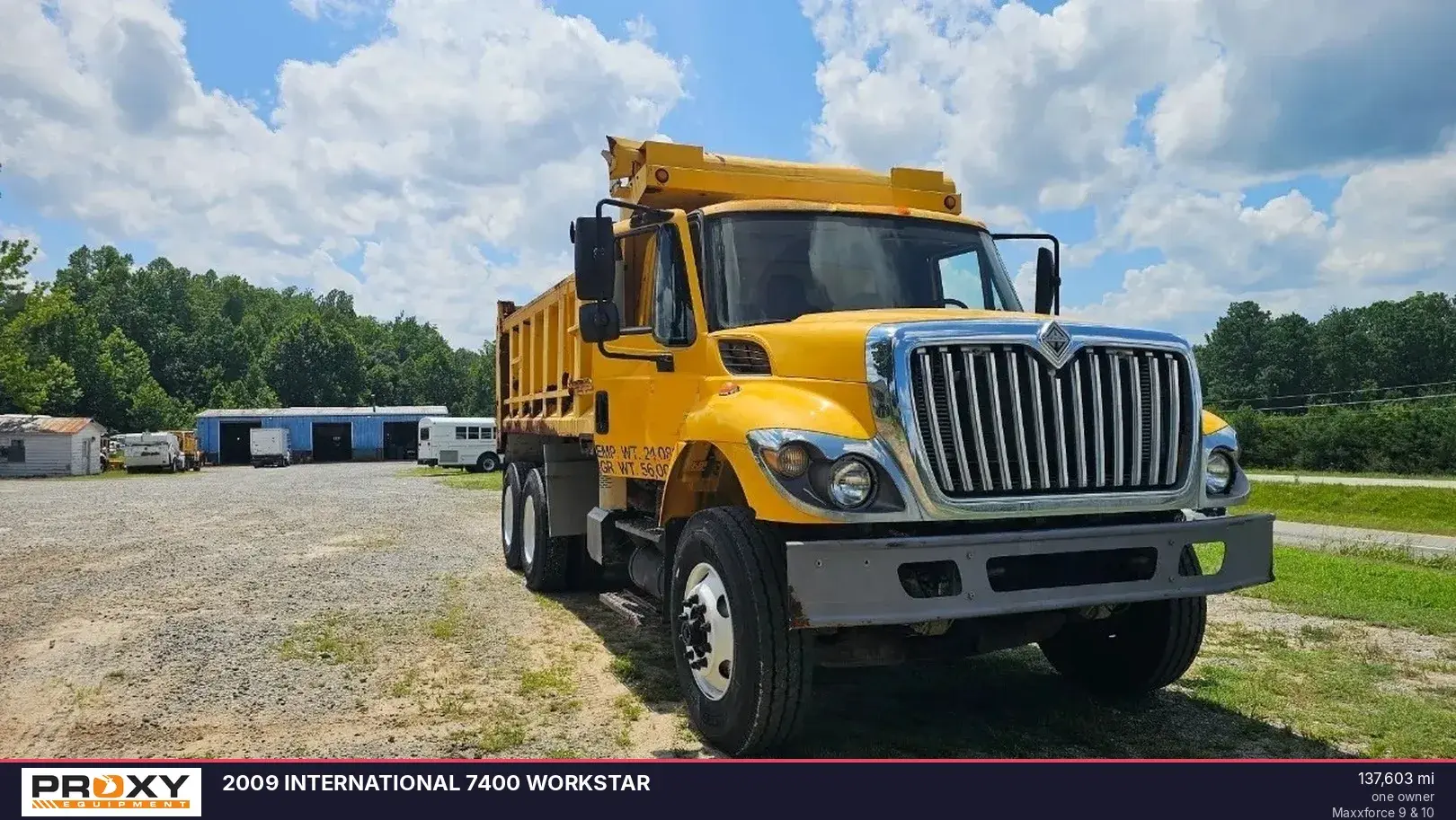 Used 2009 INTERNATIONAL 7400 WORKSTAR Dump trucks Virginia US | Proxy Equipment #1393672