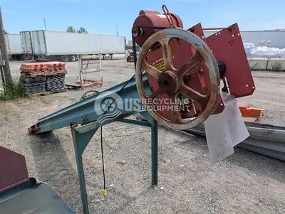Unknown Manufacturer Used 12 inch x 12 foot Cleated Incline Conveyor