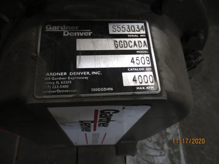 Used Gardner Denver GGDCADA Blowers Minnesota US | Peak Machinery, Inc. #286119