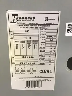 USED HAMMOND FW7P