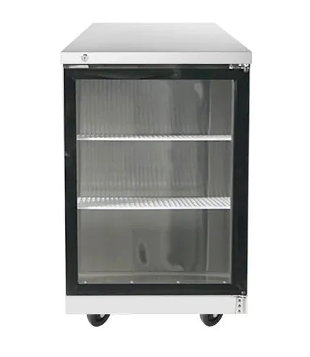 New | in-Stock Atosa New Atosa MBB23GGR 23" Glass Door Back Bar Cooler Stainless Steel Bar Equipment Illinois US | Falcon Restaurant Supply #1375380